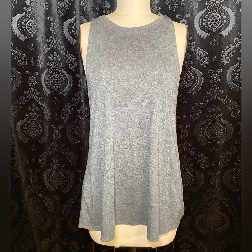 Mossimo Supply Co. Heather Gray Tank Top